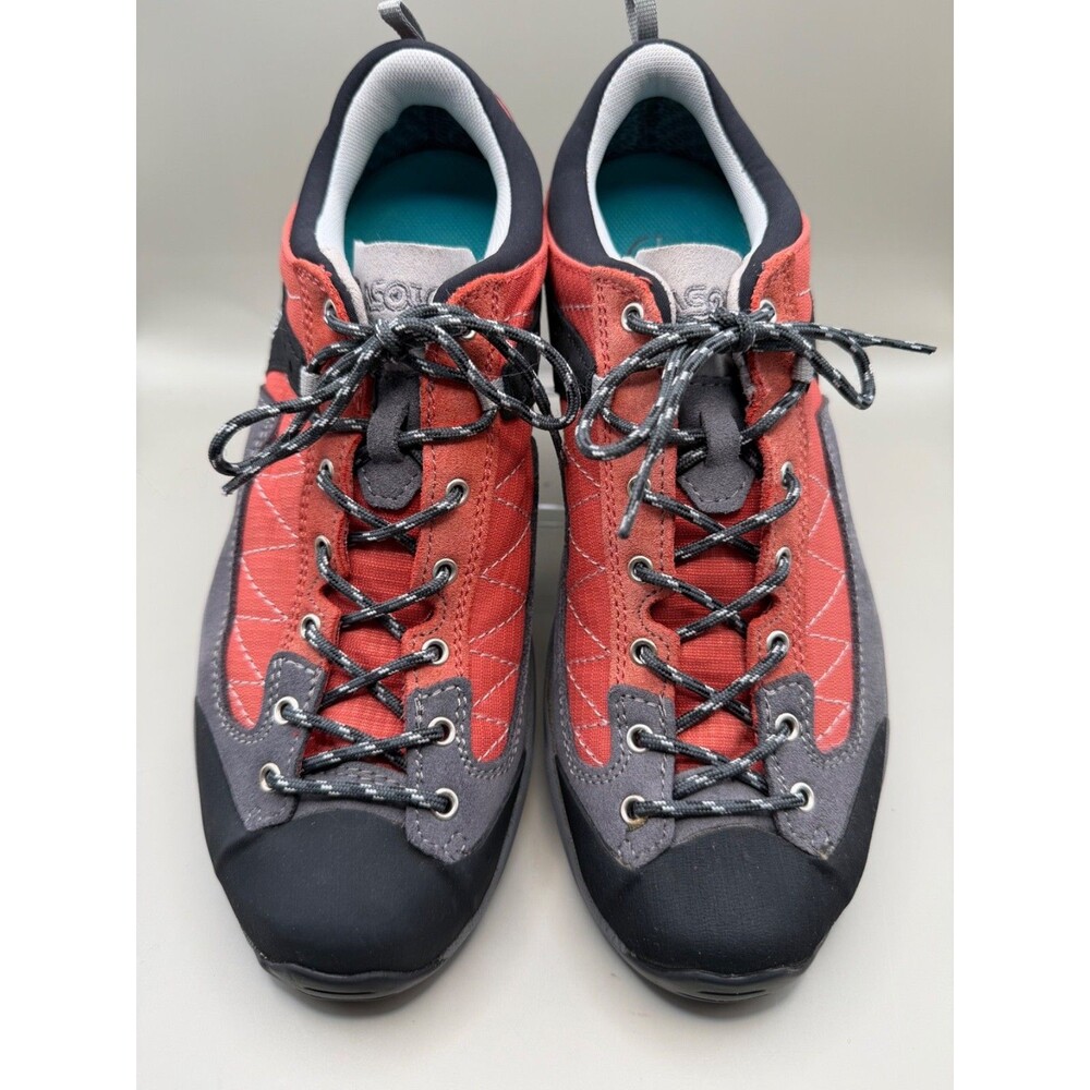 Asolo Shiver Womens Size 8.5 Red GoreTex Hiking Vibram Lace-Up Trail Running - Picture 2 of 7